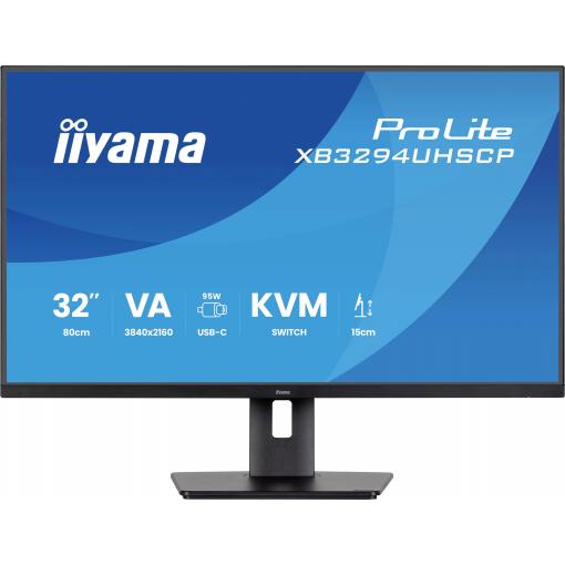 Iiyama ProLite LCD monitor 80 cm (31.5 palec)3840 x 2160 Pixel, 16:9, 2 ms, VA LCD
