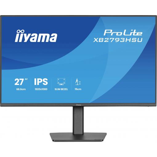 Iiyama ProLite LED monitor 68.6 cm (27 palec)1920 x 1080 Pixel, 16:9, 1 ms, IPS LED