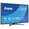 Iiyama ProLite LED monitor 109.2 cm (43 palec)3840 x 2160 Pixel, 16:9, 3 ms, VA LED