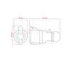 Zásuvka DPM 4p 16A 400V IP44 WS-GP-4-16A