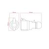 Zásuvka DPM 5p 16A 400V IP44 WS-GP-5-16A