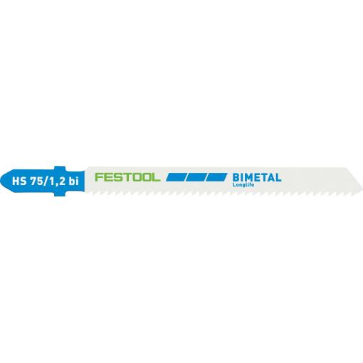 Festool 204270 LIST PŘÍMOČARÉ PILY METAL STEEL/STAINLESS STEEL HS 75/1,2 BI/5 5 ks
