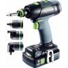 Festool T 18+3 HPC 4,0 I-Set aku vrtací šroubovák, 18 V, 4 Ah 577609