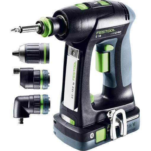 Festool C 18 HPC 4,0 I-Set aku vrtací šroubovák, 18 V, 4 Ah 577617