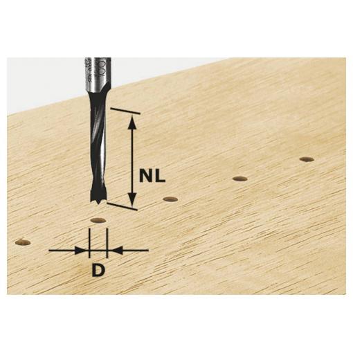 Festool 491066 Vrták na hmoždinky 5 mm Celková délka 53.50 mm 1 ks