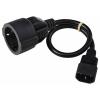 Sygonix SY-7154200 napájecí kabel černá 0.30 m