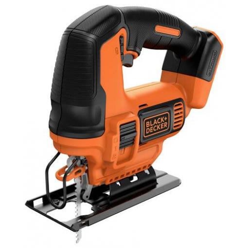 Black & Decker akumulátorová přímočará pila , bez akumulátoru, bez nabíječky, 18 V, BDCJS18N-XJ