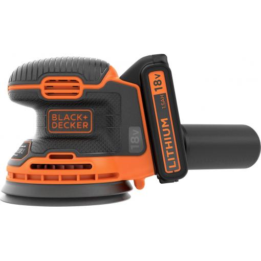 Black & Decker BDCROS18-QW akumulátorová excentrická bruska akumulátor, vč. nabíječky 18 V Ø 125 mm