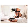 Black & Decker aku příklepový šroubovák, 2cestný, bezkartáčové, kufřík, bez akumulátoru, bez nabíječky, vč. příslušenství, BCD383XN-XJ