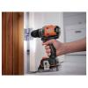 Black & Decker aku vrtací šroubovák, 18 V Li-Ion bez akumulátoru, bez nabíječky, kufřík, BLD682XN-XJ