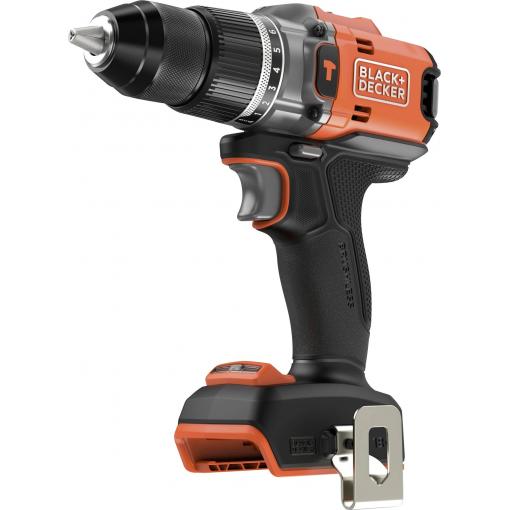 Black & Decker aku příklepový šroubovák, 2cestný, bezkartáčové, bez akumulátoru, bez nabíječky, vč. příslušenství, BLD683XN-XJ
