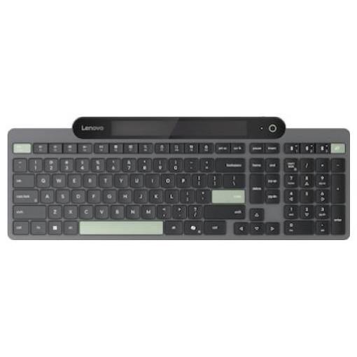 Lenovo LENOVO - Self-Charging Bluetooth Keyboard - Tastatur - Bluetooth Bluetooth® klávesnice německá, QWERTZ černá USB konektor, solární, nabíjecí