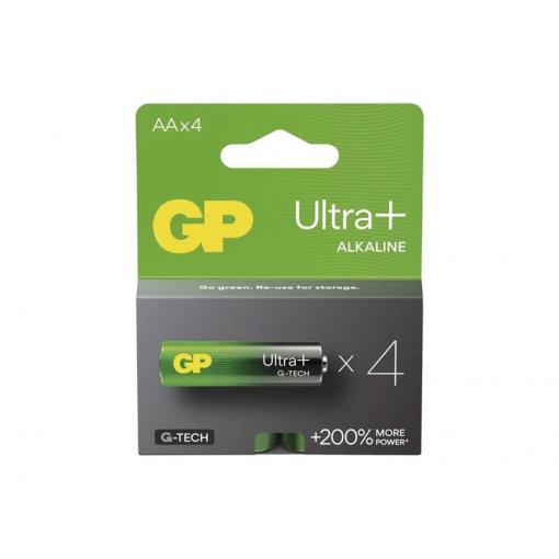 Baterie AA (R6) alkalická GP Ultra Plus 4ks