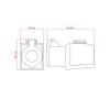 Zásuvka DPM 5p 16A 250/400V IP44 WS-GS-5-16A-230