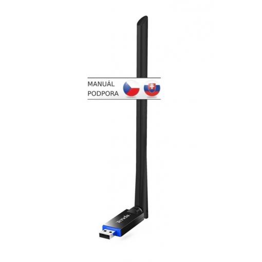 WiFi USB adaptér Tenda U10, 802.11ac, 650 Mb/s, 6 dBi anténa