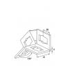 Fischer PUWS 2 x 2 / 135° univerzální úhelník 542708 10 ks