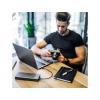 Green Cell GC PowerPlay Ultra powerbanka Li-Pol, 26800 mAh, Quick Charge 3.0, Dodávka energie, USB-C®, USB-A, černá, Indikátor stavu, Možnost současného