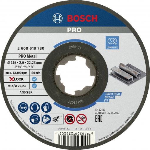 Bosch Accessories Standard for Metal 2608619780 řezný kotouč rovný 115 mm 1 ks kov