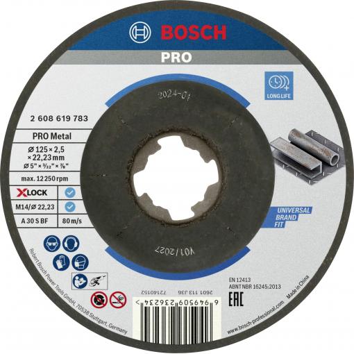 Bosch Accessories Standard for Metal 2608619783 řezný kotouč lomený 125 mm 1 ks kov
