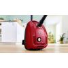 Bosch Staubsauger mit Beutel, Serie 4, rot sáčkový vysavač 600 W se sáčkem na prach