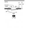 Paulmann LED vestavné koupelnové svítidlo sada 10 ks 60 W bílá (matná)