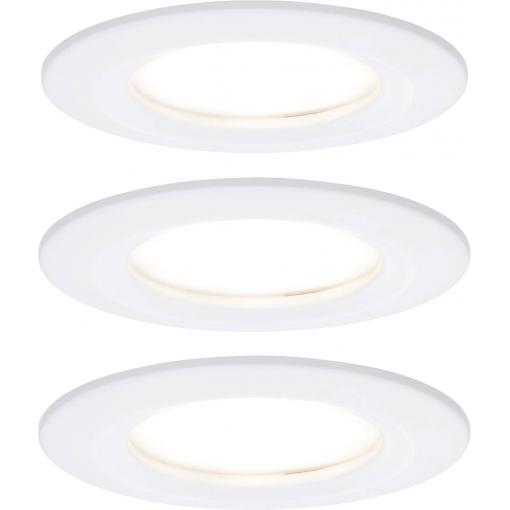 Paulmann LED vestavné koupelnové svítidlo sada 3 ks 18 W bílá (matná)