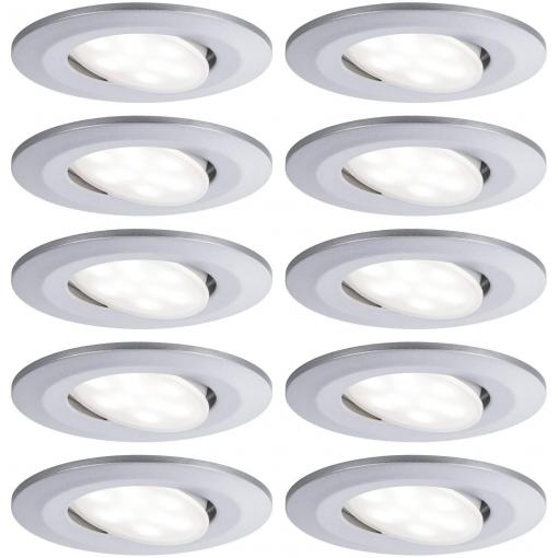 Paulmann LED vestavné koupelnové svítidlo sada 10 ks 60 W chrom (matný)