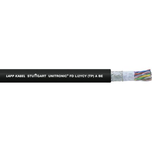 LAPP 0031413/1000 datový kabel UNITRONIC® FD Li2YCY (TP) A černá 1000 m
