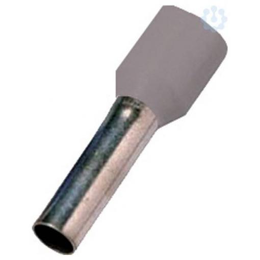 Intercable ICIAE0758 dutinka 0.75 mm² částečná izolace šedá 100 ks