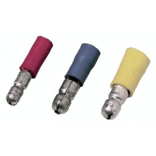 Intercable 180906 kulatý faston pouze pro pružné žíly 1.50 mm² 2.50 mm² Ø pin: 5 mm modrá 1 ks Piece