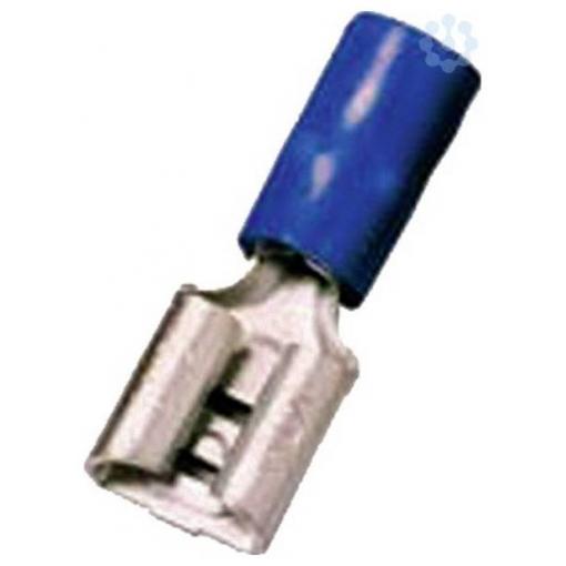 Intercable 180895 faston zásuvka Šířka zástrčky: 6.30 mm Tloušťka konektoru: 0.80 mm částečná izolace modrá 1 ks
