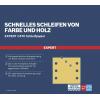 Bosch Accessories 2608901668 Brusný papír pro oscilační brusku Zrnitost 60, 120, 180 (d x š) 107 mm x 115 mm 1 sada