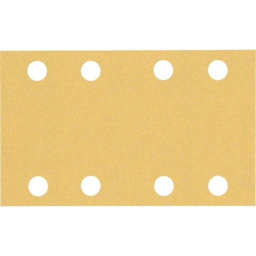 Bosch Accessories 2608901663 Brusný papír pro oscilační brusku Zrnitost 120 (d x š) 133 mm x 80 mm 50 ks