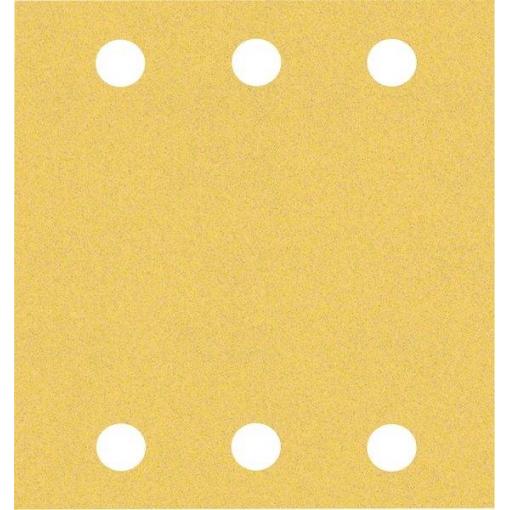 Bosch Accessories 2608901657 Brusný papír pro oscilační brusku Zrnitost 120 (d x š) 107 mm x 115 mm 50 ks
