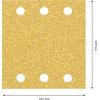 Bosch Accessories 2608901654 Brusný papír pro oscilační brusku Zrnitost 40 (d x š) 107 mm x 115 mm 50 ks
