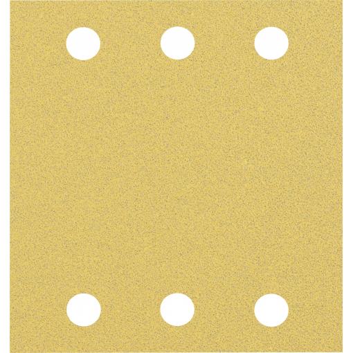 Bosch Accessories 2608901656 Brusný papír pro oscilační brusku Zrnitost 80 (d x š) 107 mm x 115 mm 50 ks