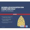 Bosch Accessories 2608901652 Brusný papír pro multifunkční brusku Zrnitost 60 (d x š) 93 mm x 102 mm 10 ks