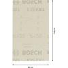 Bosch Accessories 2608901632 brusná síť pro orbitální brusku Zrnitost 120 (d x š) 133 mm x 80 mm 50 ks