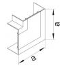 Hager BR651705H9016 plochý úhelník (š x h) 170 mm x 68 mm 1 ks bílá