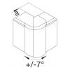 Hager LFF4006039016 vnější roh (š x v) 57 mm x 40 mm 1 ks bílá
