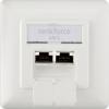 Renkforce síťová zásuvka pod omítku panel CAT 6 2 porty čistě bílá