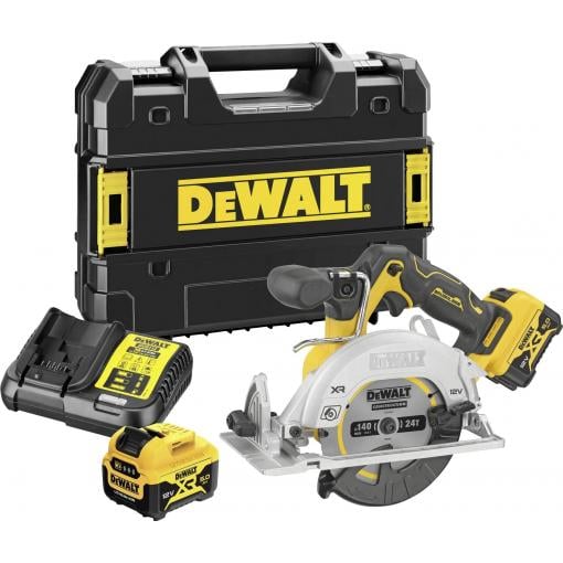 DEWALT DeWALT DCS512P2-QW, Schwarz, Gelb, 14 cm, 3600 RPM, 4,7 cm, 2 cm, 3,3 cm aku ruční kotoučová pila, DCS512P2-QW