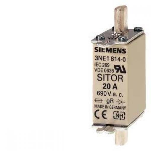 Siemens 3NE18200 sada pojistek Velikost pojistky = 0 80 A 690 V 3 ks