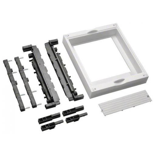 Hager UE21E5 Stavební modul Hager UE21E5, univerzální N, 300 x 250 mm, vodorovná, s D pojistkou, SAS systém, 60 mm Modul 4pólový 1 ks