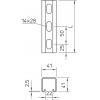OBO Bettermann MS4141P3000FS 1122910 profilová lišta 3 m 3 m
