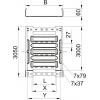 OBO Bettermann 6059008 kabelový žlab (d x š x v) 3 m x 400.00 mm x 60.00 mm 3 m