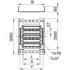 OBO Bettermann 6059008 kabelový žlab (d x š x v) 3 m x 400.00 mm x 60.00 mm 3 m