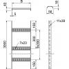 OBO Bettermann 7097409 vodič kabelu (d x š x v) 3 m x 100.00 mm x 40.00 mm 3 m
