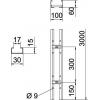 OBO Bettermann 6209608 vodič kabelu (d x š x v) 3 m x 100.00 mm x 60.00 mm 3 m