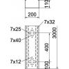 OBO Bettermann 6061983 kabelový žlab (d x š x v) 3 m x 200.00 mm x 110.00 mm 3 m zinek